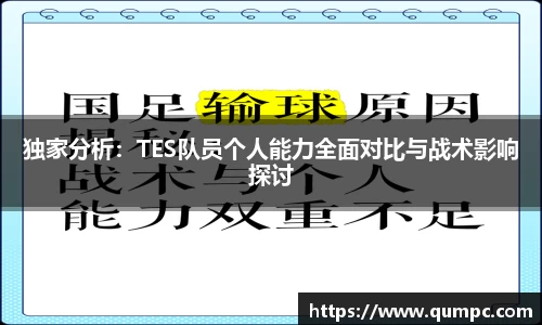 独家分析：TES队员个人能力全面对比与战术影响探讨