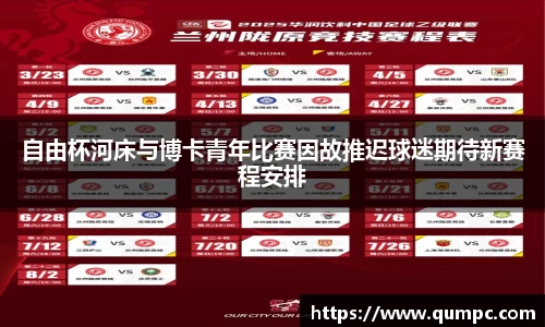 自由杯河床与博卡青年比赛因故推迟球迷期待新赛程安排